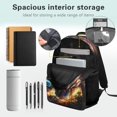 thumbnail image 5 of Pzuqiu American Flag Tractor 17 Inch Kids Backpack 4PCS Set All Season Lightweight School Backpack with Insulated Lunch Bag, Pencil Case Water Bottle Holder for Elementary, 5 of 7