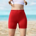 thumbnail image 2 of ShomPort Girls Bike Shorts Stretch Elastic Waist Athletic Casual Yoga Dance Shorts Kids Workout Leggings, 5-14 Years, 2 of 9