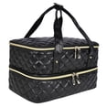 thumbnail image 3 of Bolsa organizadora de esmalte de uñas jinwen PU Negro 40 botellas, 3 of 8