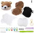 thumbnail image 1 of Pig Animals Crochet Craft Art Tool Crochet Kit Beginners Desk Topper Home Dec C2 W1Q3, 1 of 9