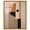 Gold Frame, variant on Block of Memories Framed High-Gloss Acrylic Glass Wall Art Modern Midcentury by Art Remedy, White Frame, 16 x 20