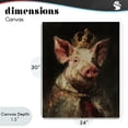 thumbnail image 4 of Stupell Industries Traditional Royal Swine Portrait Canvas Art, 24 x 30, by Svetlana Aleynikova, 4 of 8