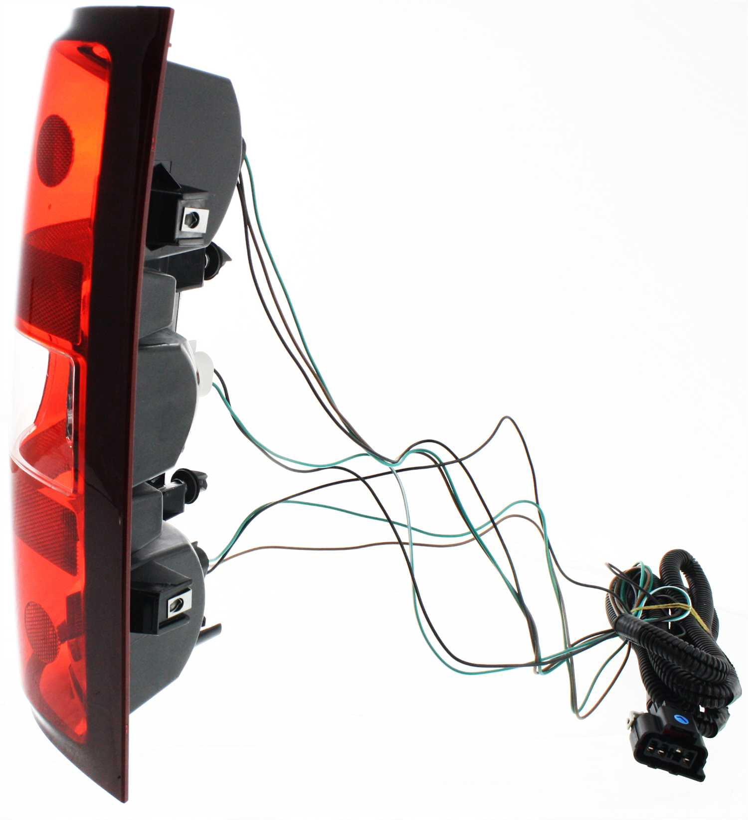 Tail Light Compatible With 2007-2010, 2012-2014 GMC Sierra 3500 HD 2007-2010 Chevrolet Silverado Left Driver With bulb(s) CAPA Certified