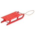 thumbnail image 1 of Wooden Sled Model, Miniature Sleigh Lightweight Lifelike  For Dollhouse For Photo Prop Red,Natural Wood Color, 1 of 8