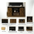 thumbnail image 6 of Castle Place Vintage 54" TV Stand Console for TVs up to 65", Brown, 6 of 7