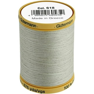 Gutermann 100% Natural Cotton Thread 800m Grey