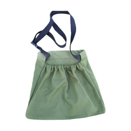 

Canvas Fruit Picking Bag Vegetable Harvest Bag Waterproof Accessories Heavy Duty Green