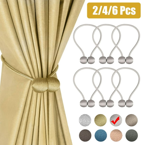 2Pcs Home Curtain Clips Decor Pearl Magnetic Curtain Clip Curtain Holders  Tie Back Buckle Clips Buckle Tie Back Curtain Decor - AliExpress