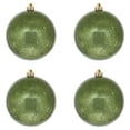 thumbnail image 5 of 6" Moss Green Shiny Mercury Ball 4/Bag, 5 of 6
