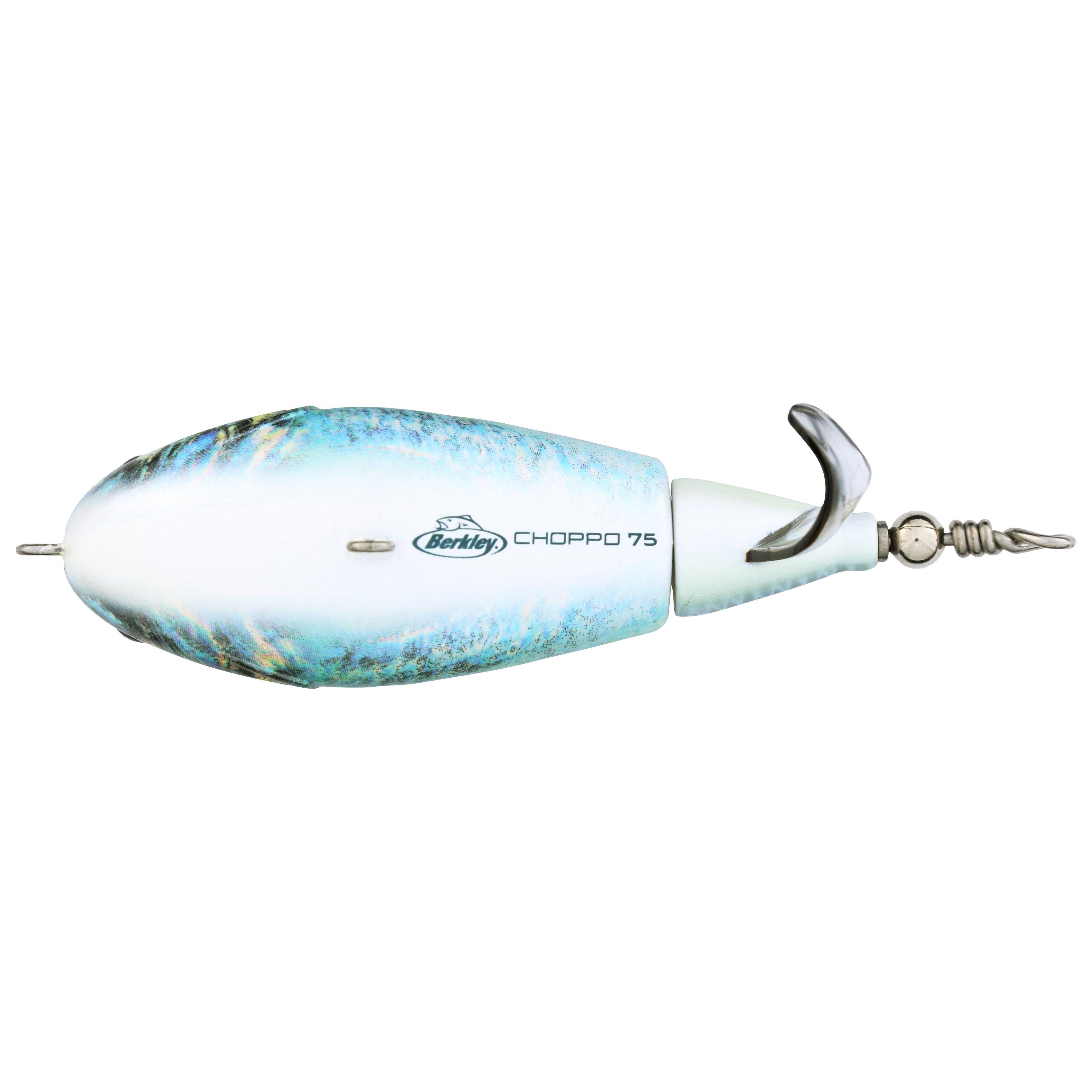 Berkley Choppo Topwater Fishing Lure, HD Blueback Herring, Size 75 (1-Count)