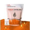 thumbnail image 1 of Relleno para velas de cera granulada naranja 500 g con 15 mechas de algodón, 1 of 8
