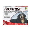 Frontline Plus Fleas & Ticks Topical Treatment for Dogs 89 to 132 lb. - 3 Doses