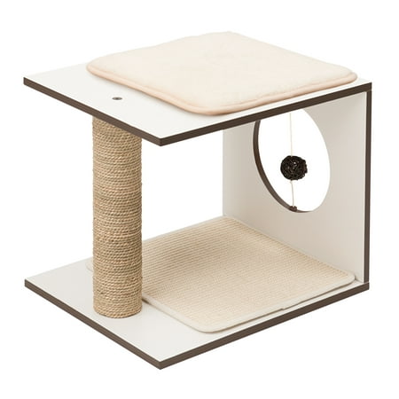 VESPER Cat Scratcher Stool- White