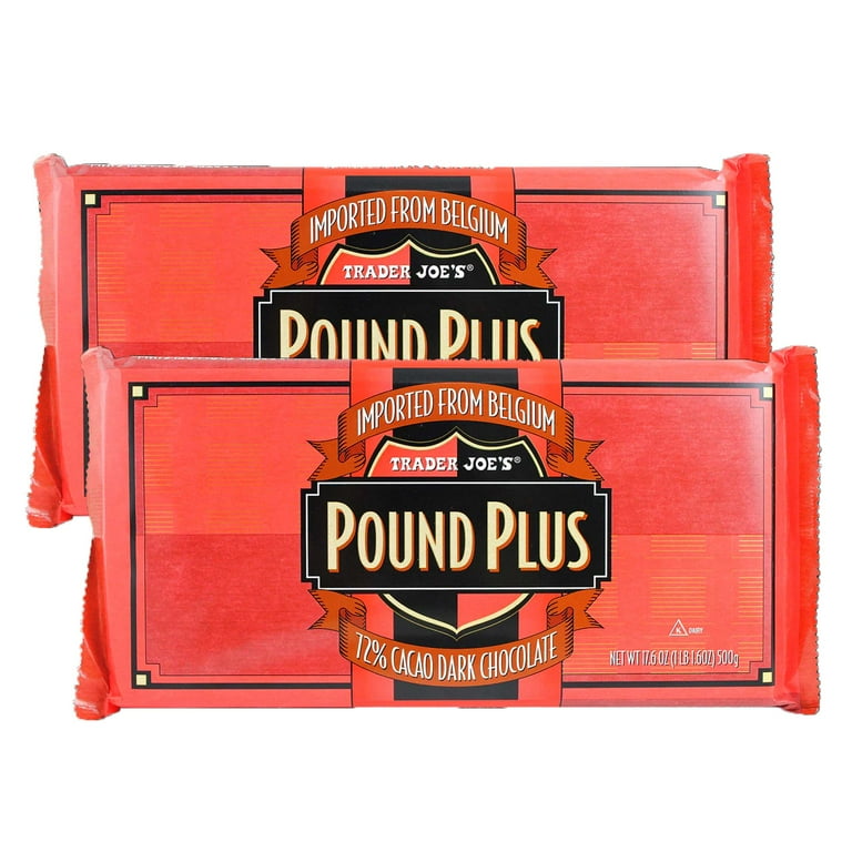 ちょこたん PR ws Pack of 1 Trader Joe's Pound Plus 72% Dark Chocolate | 17.6 oz