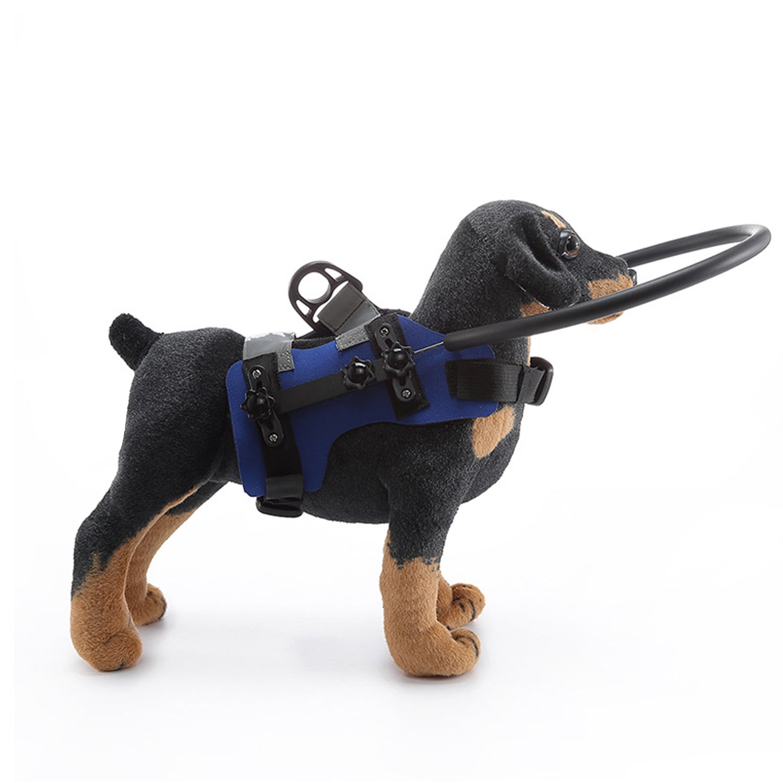 Estink Blind Dog Harness Guiding Device Adjustable Buckle Strap Blind Dog Halo Blind Dog Bumper Collar Help For Blind And Poor Vision Dogs To Avoid
