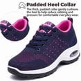 thumbnail image 4 of Qaltryn Comfort Sneakers for Women Arch Support Breathable Mesh Sneakers with Slip-Resistant Sole for Casual Walking Shoes, 4 of 9