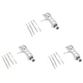 thumbnail image 1 of 3X Universal LP Disc Record Player Phono Turntable Headshell 4-Pin with OFC Leadwires for Direct-Drive Turntable, 1 of 7