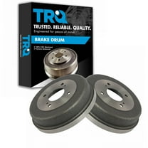 TRQ Rear Brake Drums Pair Set of 2 for Altima Stanza Datsun 510 610 810 Maxima BRA75098