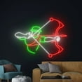 thumbnail image 4 of Handmadetneonsign Archery Neon Sign, Archery Led Sign, Archery Player Led Light, Game Sport Archer, 4 of 5