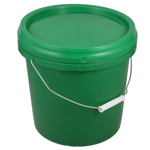SOPOTUTU fermention jars Fermenting Bucket Green Food Safe Plastic For Multipurpose 1Pcs
