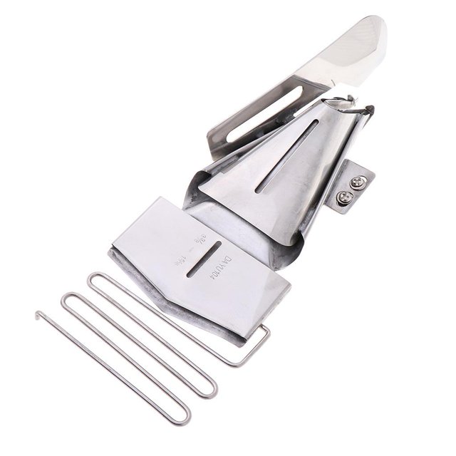 1 Pieza Durable Práctica Carpeta Carpeta De Carpeta de material acero Inoxidable Carpeta De Doble Carpeta Accesorio De Industrial 32mm BLESIY Carpeta de encuadernación de máquina de coser