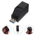 thumbnail image 4 of Miangastore Multiple Usb Ports Adapter USB Hub Black ABS 1Pack 2.2x1x0.8in, 4 of 8