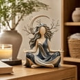 thumbnail image 4 of Moon Goddess Statue, Celestial Divine Feminine Resin Figurine Tabletop Desk Ornament for Home Office Shelf Decor, 4 of 6