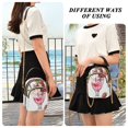thumbnail image 6 of FORMRS Crossbody Bag for Women Quilted Travel Shoulder Cell Phone Purse with Chain Strap Handbag, Strawberry Ice Cream Pattern, 6 of 7