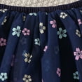thumbnail image 4 of Girls Leggings Toddler Leggings Flowers Prints 2 Culottes Spring Shaggy Yarn Skirt Pants Pants Girls Blue 18 Months-24 Months, 4 of 4