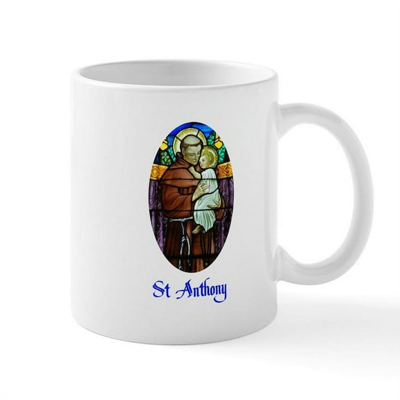 CafePress - St Anthony Mug - 11 oz Ceramic Mug - Novelty Coffee Tea Cup