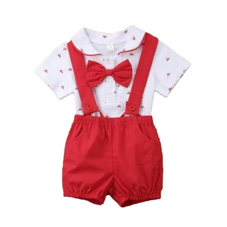 

Wallarenear Baby Clothes Romper Jumpsuit Bodysuit+Pants Shorts Outfit Set