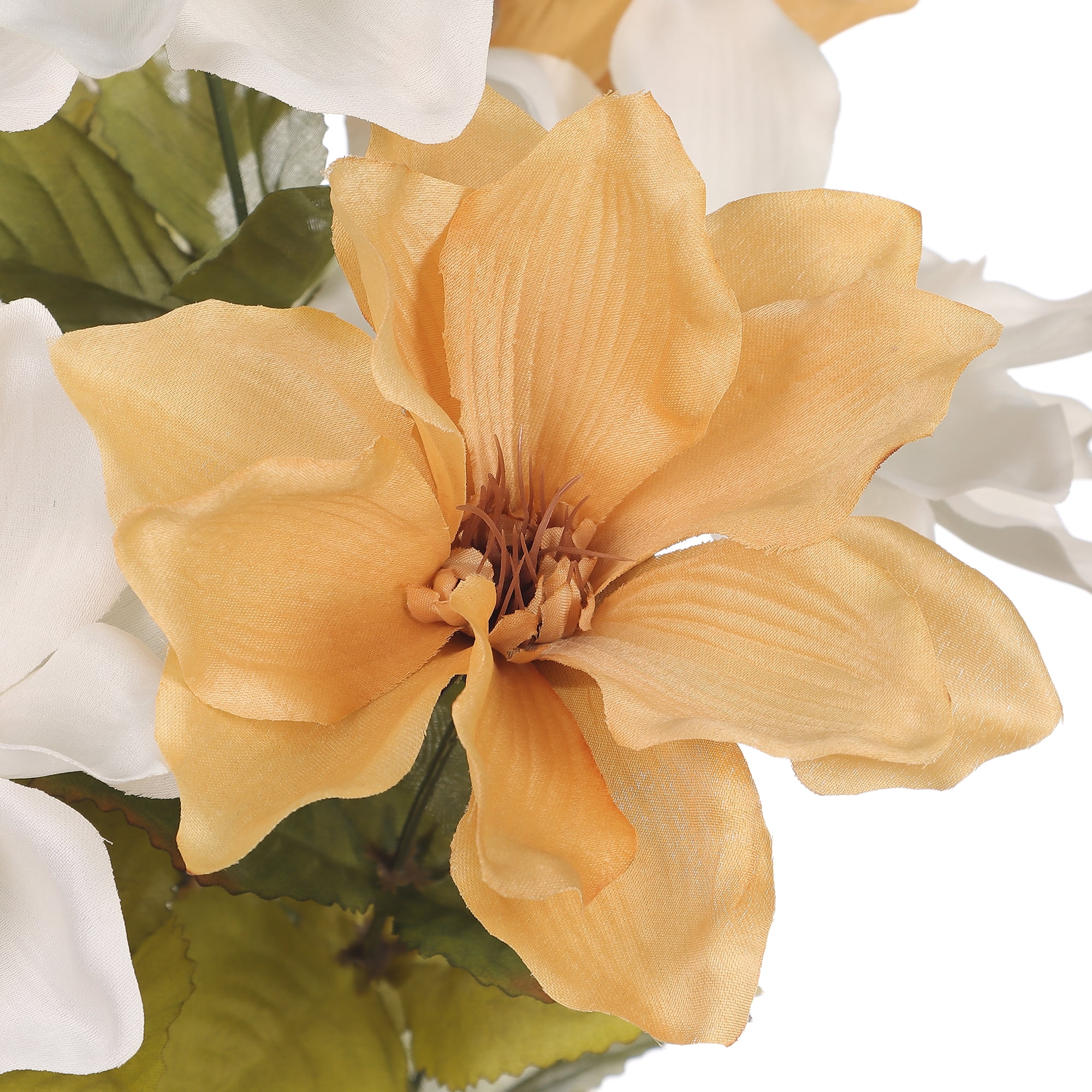 Mainstays 19'' Artificial Floral Mixed Magnolia Bush, Decoration