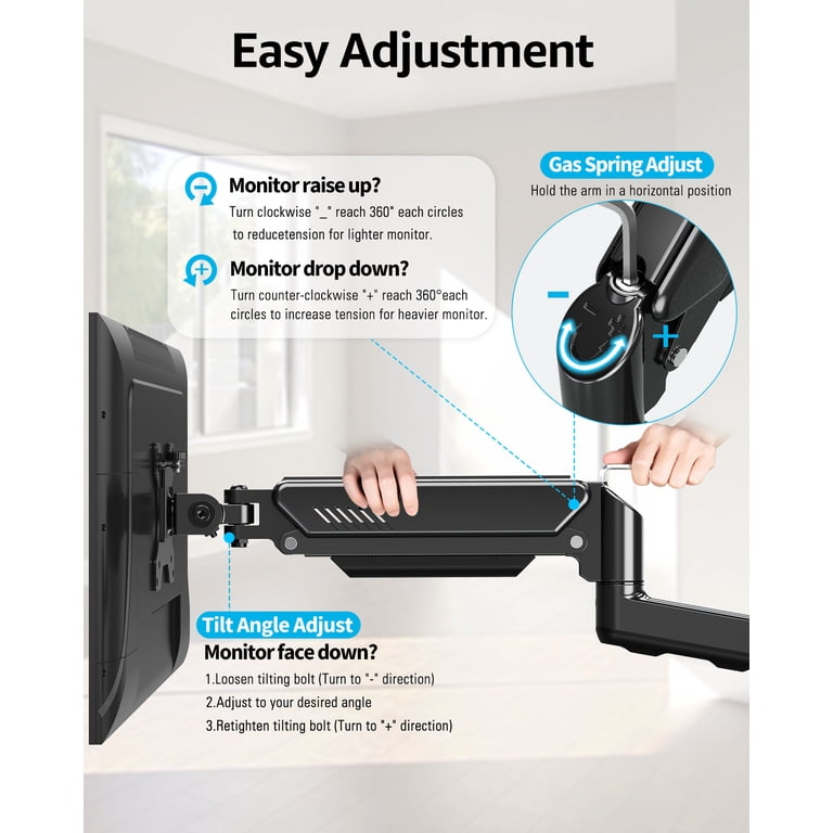 HOMOUNT Single Monitor Wall Mount for 17" to 32" Screens photo 7