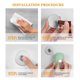 thumbnail image 3 of Soap Magnetic Holder Creative Suction Cup Rack Contemporary Design Bathroom Use Silver 2Pcs, 3 of 4