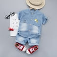 thumbnail image 5 of Baby Boys' Casual Summer Two Piece Casual Set 1-6 Year Old Baby Clothing Baby Boys' Clothing Denim Two Piece Set, 5 of 5