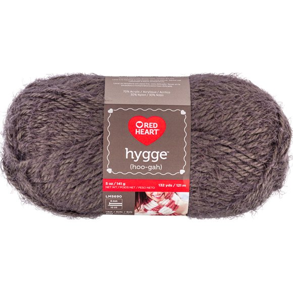 Fil Red Heart® Hygge™, Acrylique-Nylon #5 Encombrant, 5oz/141g, 132 Verges