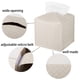 thumbnail image 5 of Funda para caja de pañuelos Zoocatia de piel sintética Griege, 5 of 7