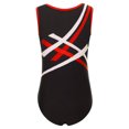 thumbnail image 2 of Lejafay Boys Gymnastics Leotard Tank Top Bodysuit for Kids Athletic Ballet Dance Bodysuit One Piece Red 8, 2 of 5