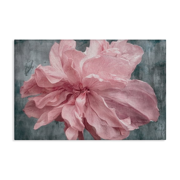 Stupell Industries Shabby Chic Flower with Wavy Petals Canvas Art, 24 x 16, by Shirley G.