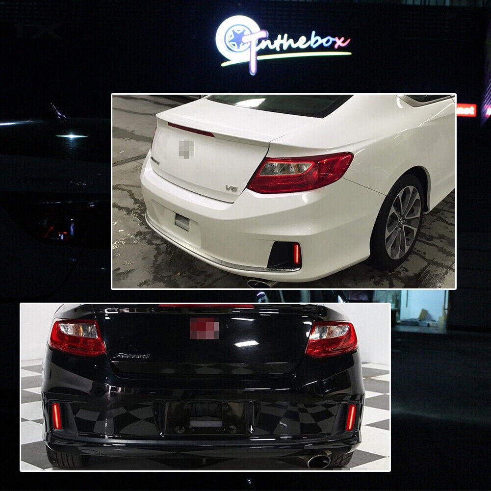 VLAND Custom Smoked LED Tail Lights For 2008-2013 Honda Accord Sedan - Plug & Play