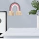 thumbnail image 3 of Macramé íris colgante de pared para habitación de bebé habitaciones coloris 5,51x5,91 pulgas tapiz cuer bor decoración Colco tapiz de arco iris de macramé, 3 of 8