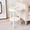 White, variant on Fmxomd Round Side Table, 2-Tier Small End Table with Storage Shelf, Ultra Stable Coffee End Table/Nightstand, Modern Farmhouse Couch Table for Living Room, Bedroom, Bedside Stand/Small Spaces