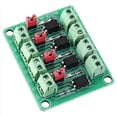 thumbnail image 2 of 2X Optoacoplador 817 Placa de Aislamiento de Voltaje de 4 Canales Módulo de Controlador de Conmutación de Control de Voltaje Módulo de Aislamiento óptico, 2 of 5
