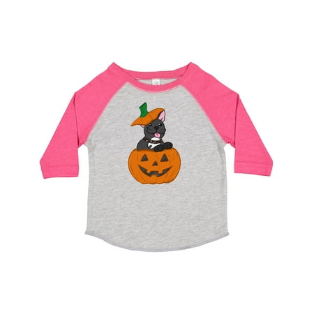 

Inktastic Halloween Frenchie Pumpkin Puppies Boys or Girls Toddler T-Shirt