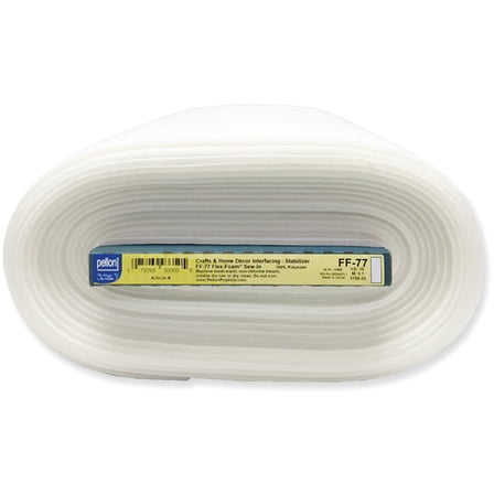 Pellon Flex Foam Fabric Sewing Stabilizer, off-White 20" by The Yard