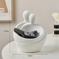 thumbnail image 2 of Hugging Couple Art Decorative Sculpture Nordic Boho Abstract Couple Statue Elegant Minimalist Bedroom Decor Aesthetic A, 2 of 5