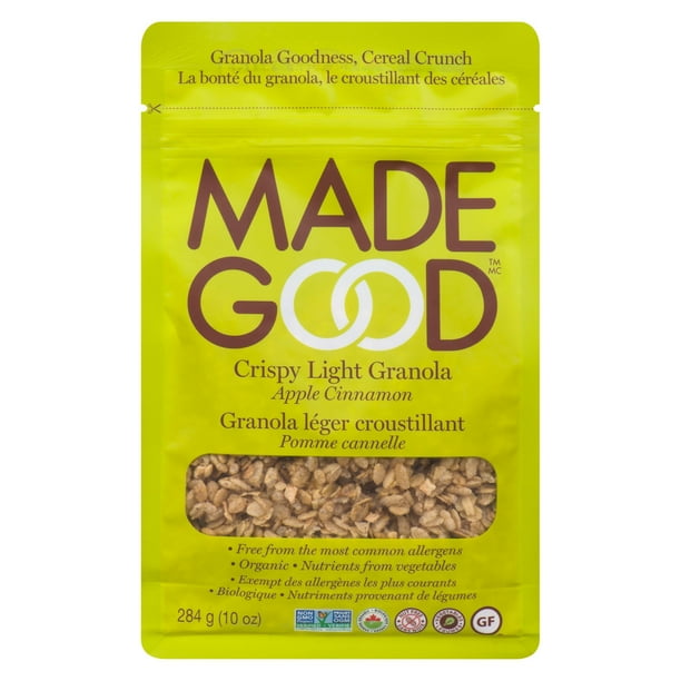 MadeGood Apple Cinnamon Crispy Light Granola 284g Walmart.ca