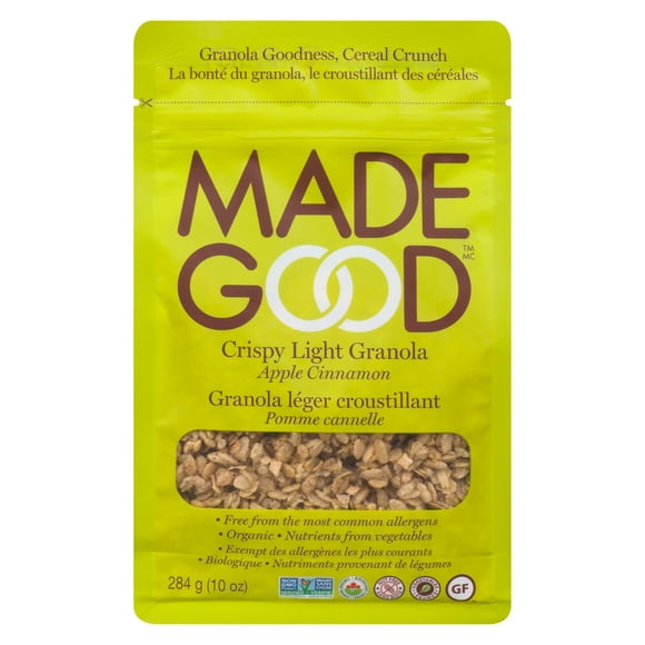 MadeGood Apple Cinnamon Crispy Light Granola 284g