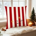thumbnail image 6 of Xuniizn Christmas Pillow Covers 18x18 inch Xmas Decorations Soft Plush Faux Fur Wool Christmas Throw Pillow Cases Winter Holiday Decor for Sofa Living Room, 6 of 7