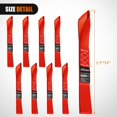 thumbnail image 2 of Nilight Soft Loop 1.7”×17" Motorcycle Tie Down Straps Heavy Duty 12000Lbs Max Break Strength for Securing ATV UTV Kayak Moving Cargo (8PK-Red), 2 of 8